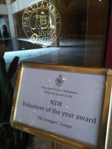 NSW Volunteer of the Year Ceremony