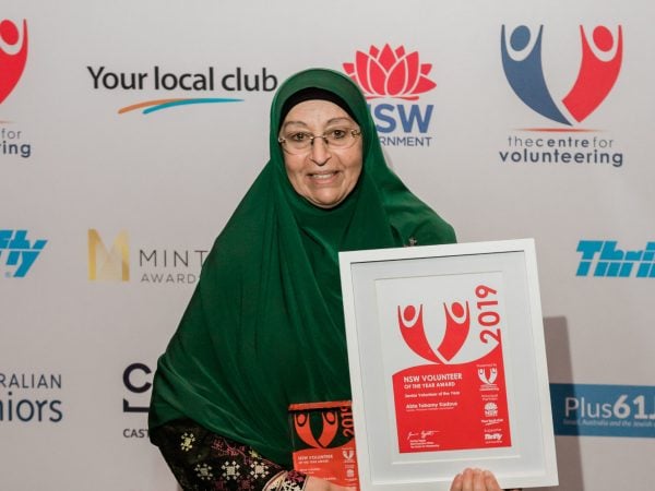 2019 NSW Senior Volunteer of the Year: Abla Tohamy Kadous