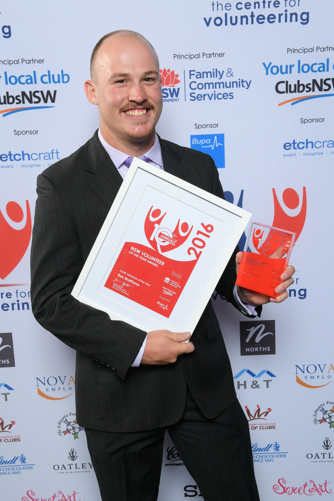 Ben Matthews, NSW Youth Volunteer of the Year