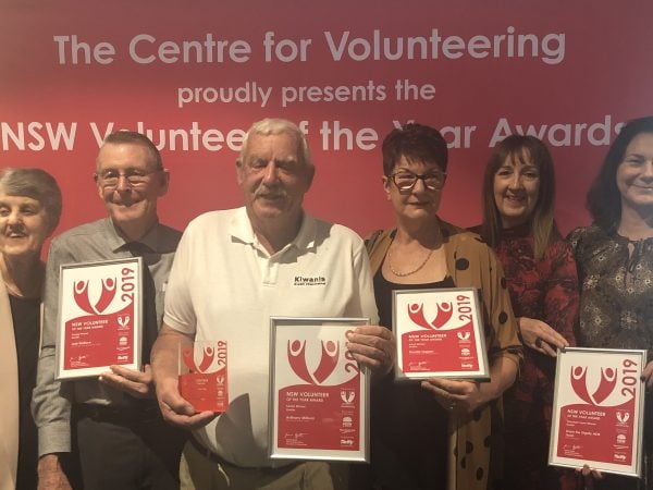 Outstanding Hunter volunteers off to 2019 NSW Volunteer of the Year Awards final!
