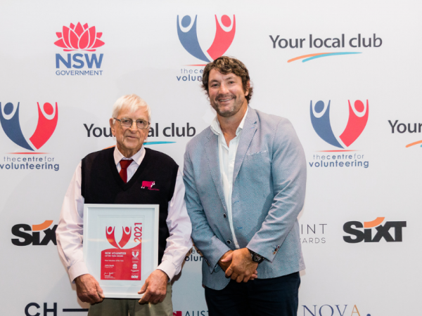 2021 Club Volunteer of the Year – John Rodd