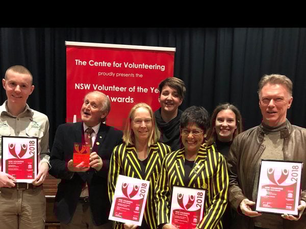 Volunteers from Sydney’s Mid West celebrated at NSW Volunteer of Year awards