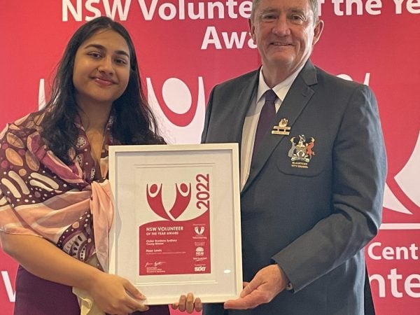 2022 Young Volunteer of the Year Award Winner