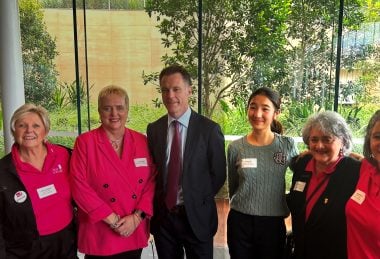 A group of delegates attend the Premier's Volunteering Reception.