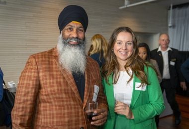 A group of delegates attend the Premier's Volunteering Reception