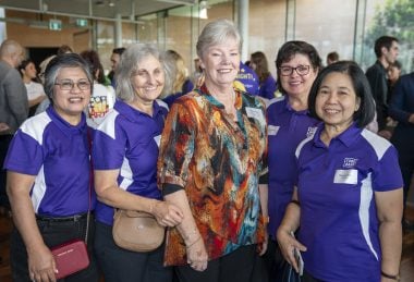 A group of delegates attend the Premier's Volunteering Reception
