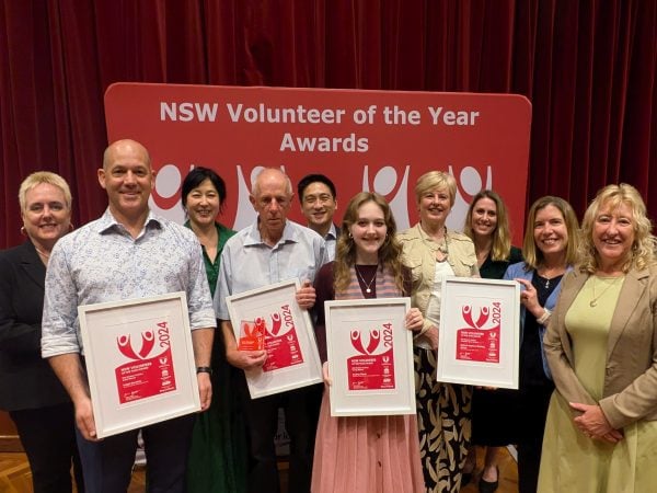 Patient transport volunteer named 2024 Mid-Western Sydney Volunteer of the Year