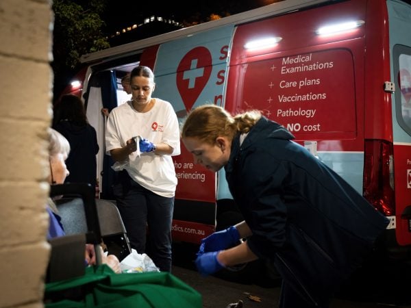 Caring for vulnerable Australians with Street Side Medics