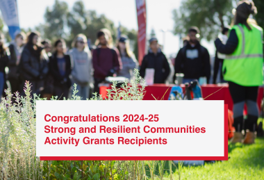 Investing in Strong and Resilient Communities – Recipients Announced