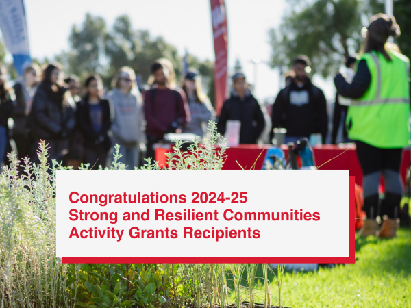 Investing in Strong and Resilient Communities – Recipients Announced